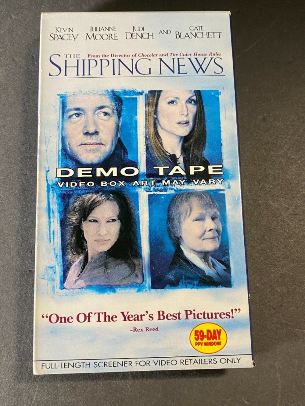 RARE DEMO Shipping News VHS Tape Screener for Video Retailers TESTED